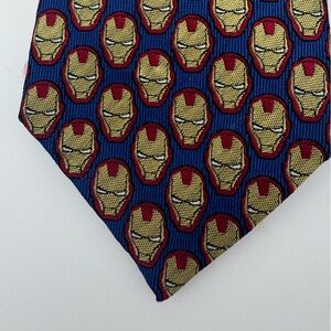 Ironman Marvel comics 100% silk neck tie formal dressy movie superhero cartoon